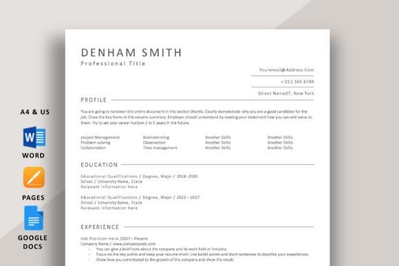 Download ATS Resume Template - Premium Resources