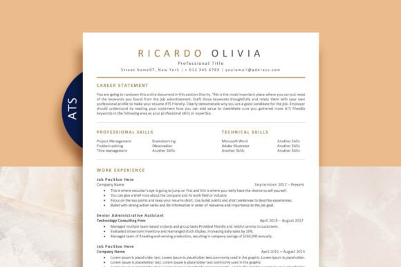 Download ATS Friendly Resume Template - Premium Resources